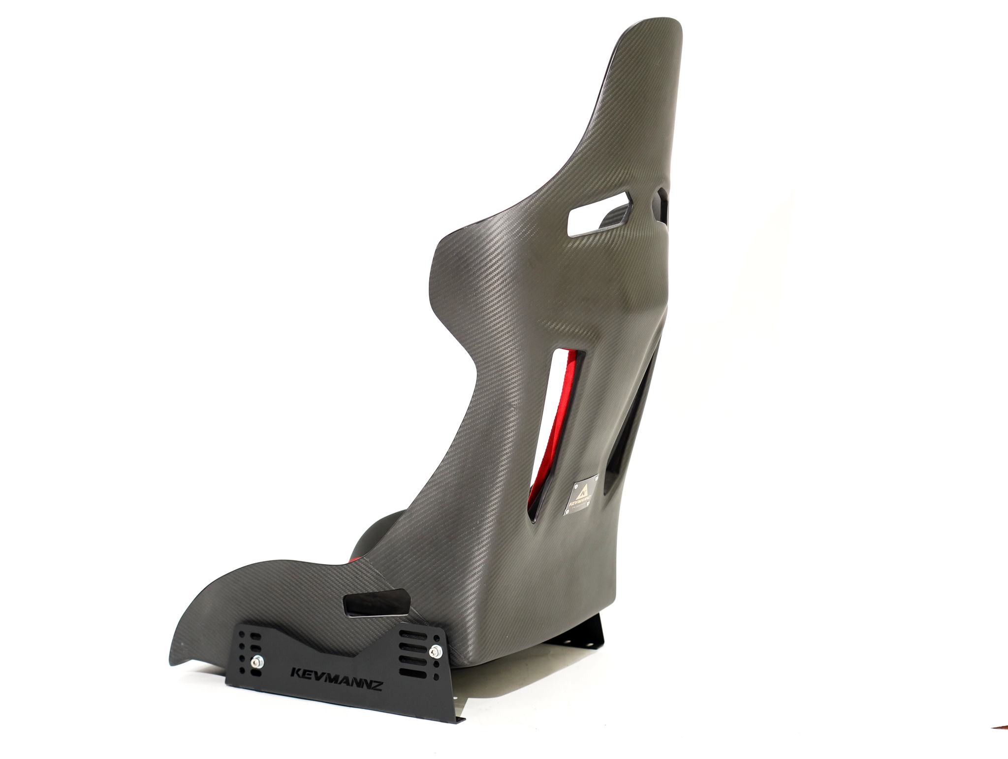 GT-Max Slim Matt CF Seat with customized Alcantara padding + plug&play rails & slider kit for S2000.