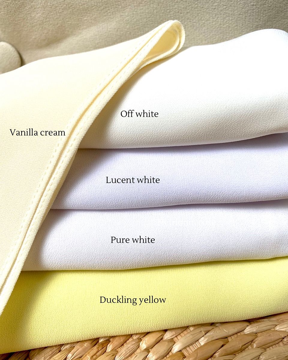 ANGGUNZARA’s Signature - Premium Kate.
It gives you plenty of freedom to style it however way you want to ˖ ࣪⊹𐙚
𐙚 Unique custom shape - Oval & Curved Edge
𐙚 Beautiful drapes
𐙚 Flowy
𐙚 Easy to style
𐙚 Neat babyseam finishing
𐙚 More coverage
𐙚 Minimal ironing
Material: High Quality Georgette Chiffon
Measurement: 2m x 0.7m
ꨄ︎COMBO 3 for RM100. Voucher code: COMBOPK ꨄ︎
Purchase Thru:
✨Website: https://www.anggunzara.com/product-category/premium-kate/
✨Shopee : https://shopee.com.my/anggunzara.os
✨Whatsapp: wasap.my/60104595525
✨Official Agents : @miminadiya